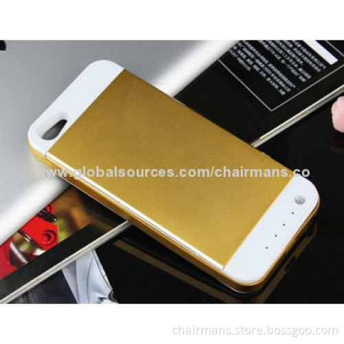 Wireless Charger Case for iPhone 4/4S/5/5S/5C, with 3,500mAh Capacity